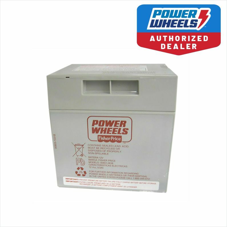 12-Volt Gray Genuine Replacement Battery for Fisher-Price Power Wheels Arctic Cat Y6534 Magic Cars Variant 0