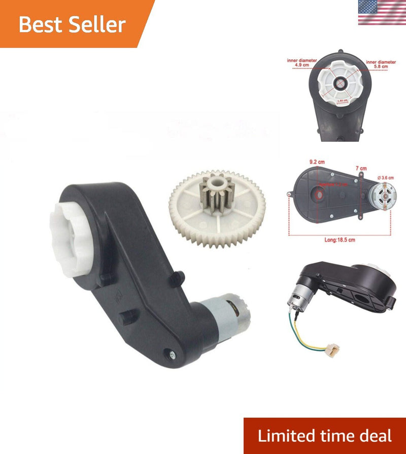 Powerful 24V 30000RPM DC Motor with Gearbox for Kids Ride-On Toys Magic Cars Variant 0