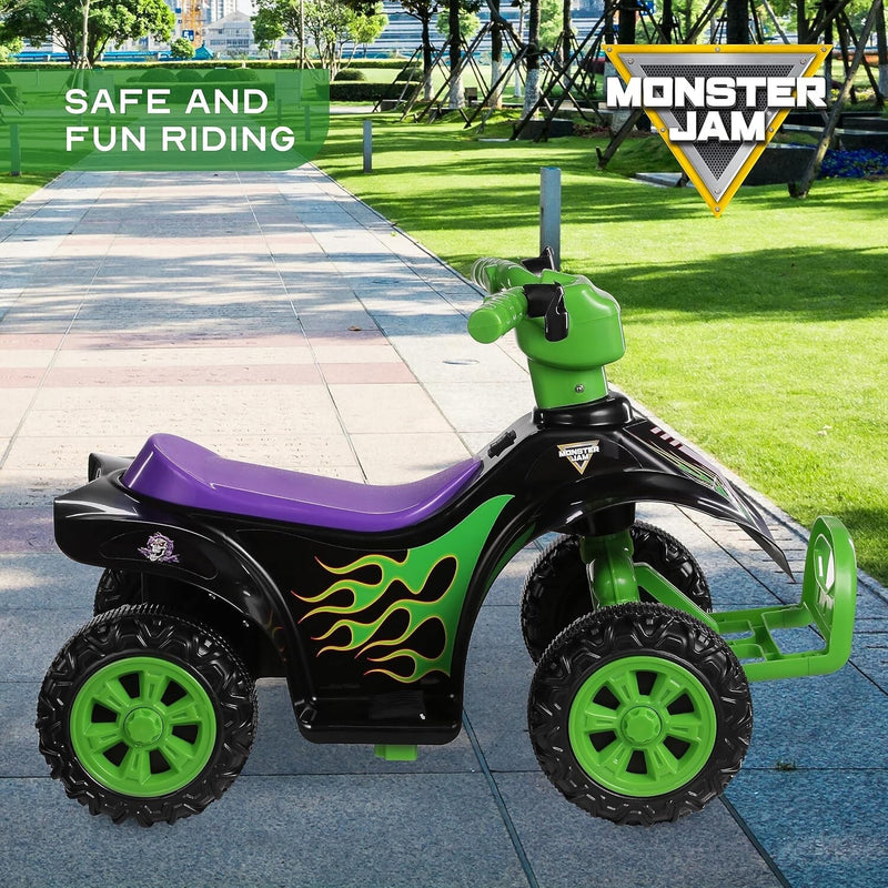 Powerful 6V Kids ATV Quad with Forward and Reverse Riding, Safe and Durable Design Magic Cars 6