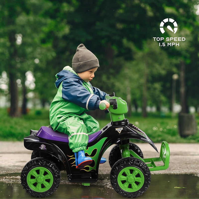 Powerful 6V Kids ATV Quad with Forward and Reverse Riding, Safe and Durable Design Magic Cars 7