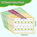 12 Pack Phonemic Awareness Dry Erase Cards for Phonics Fun Magic Cars 2