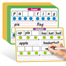 12 Pack Phonemic Awareness Dry Erase Cards for Phonics Fun Magic Cars Variant 0