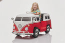 Volkswagen VW Bus Ride On Car Van for Kids W/Magic Cars® Wireless Parental Control