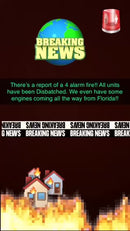 Fire Truck Ride On Toy 2 Seater Red W/Fire Hose Function PA System