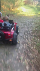 Cars For Kids Jeep Style 4x4 Monster Truck W/Rubber Tires 24 Volt