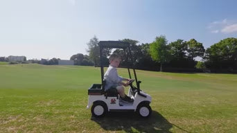 Magic Cars 12V Kids Golf Cart - video 2