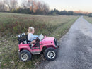 girls pink jeep ride on truck