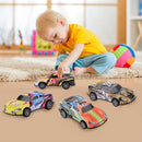 Race Car Pull Back Toy Set for Toddlers, 4.2 Inch Matchbox Cars, 3-Pack Magic Cars 1