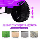 Purple 12V Kids Electric Ride-On Jeep Truck with Remote Control and Bluetooth Power Wheels Magic Cars 5