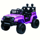 Purple 12V Kids Electric Ride-On Jeep Truck with Remote Control and Bluetooth Power Wheels Magic Cars Variant 0