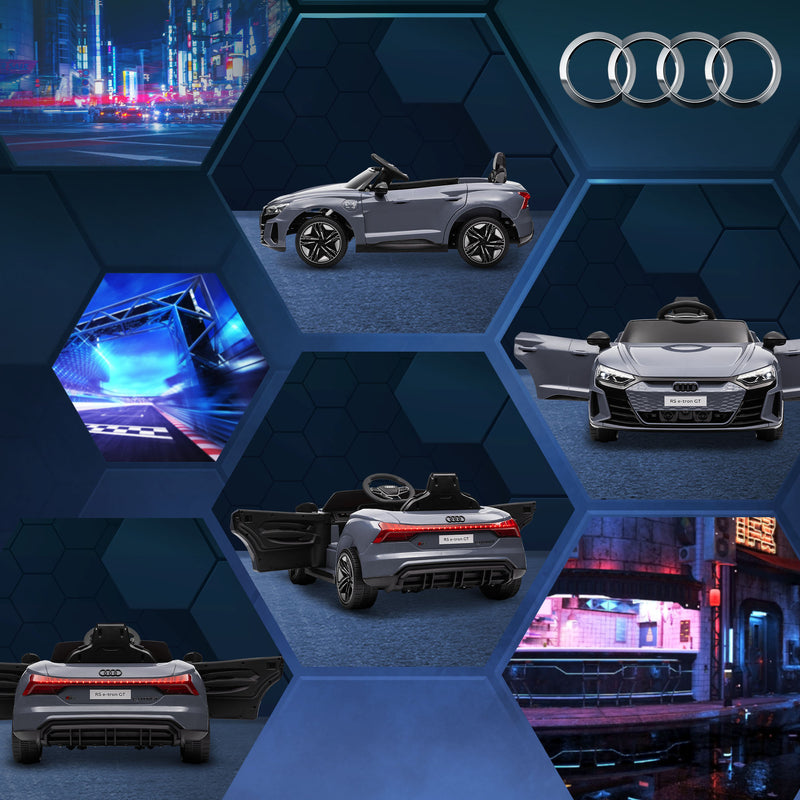 Licensed Audi 12V Electric Ride-On Car with Remote Control and Honking Horn