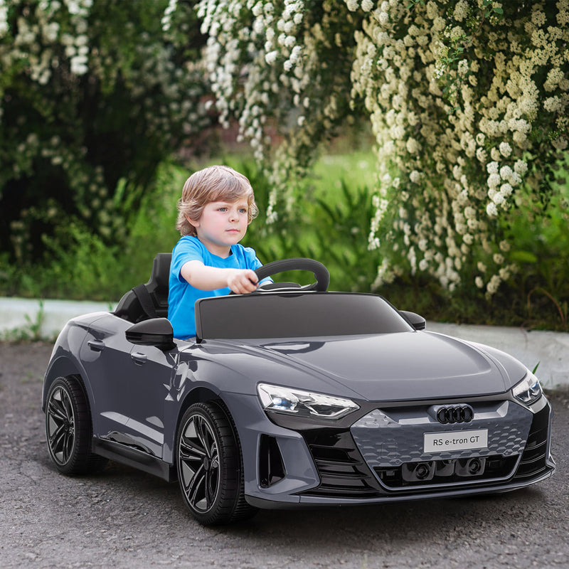 Licensed Audi 12V Electric Ride-On Car with Remote Control and Honking Horn
