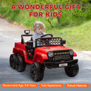 12V Kids 4x4 Ride-On Truck with Switchable 2WD/4WD and Rear Trailer Magic Cars 1