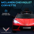 12V Licensed Chevrolet Corvette Kids Electric Ride-On Car with Remote Control Magic Cars 4