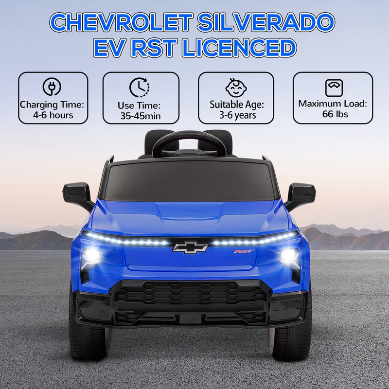 12V Licensed Chevrolet Silverado EV RST Kids Electric Ride-On Car Magic Cars 16