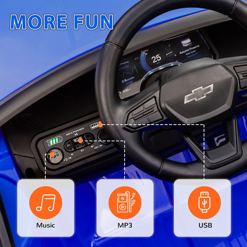 12V Licensed Chevrolet Silverado EV RST Kids Electric Ride-On Car Magic Cars 21