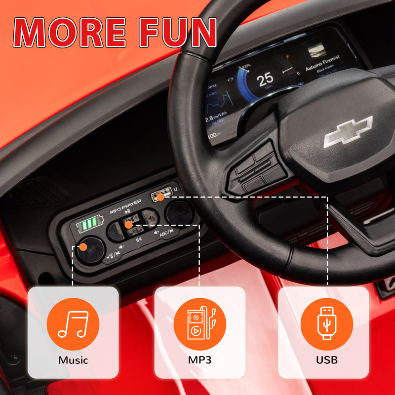 12V Licensed Chevrolet Silverado EV RST Kids Electric Ride-On Car Magic Cars 9