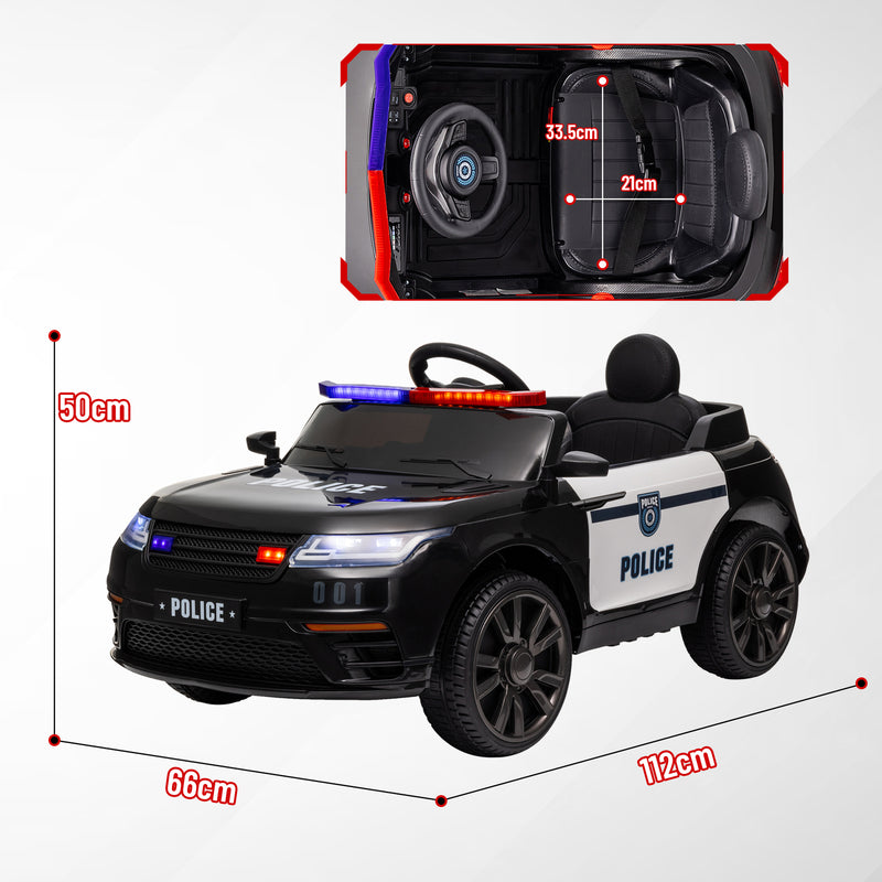12V Battery-Powered Electric Police Car for Kids with Remote Control Magic Cars 5