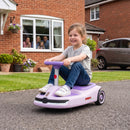 Purple 12V Electric Wiggle Car with Pedal and Dual Speed for Kids Ages 3-5 Magic Cars 8