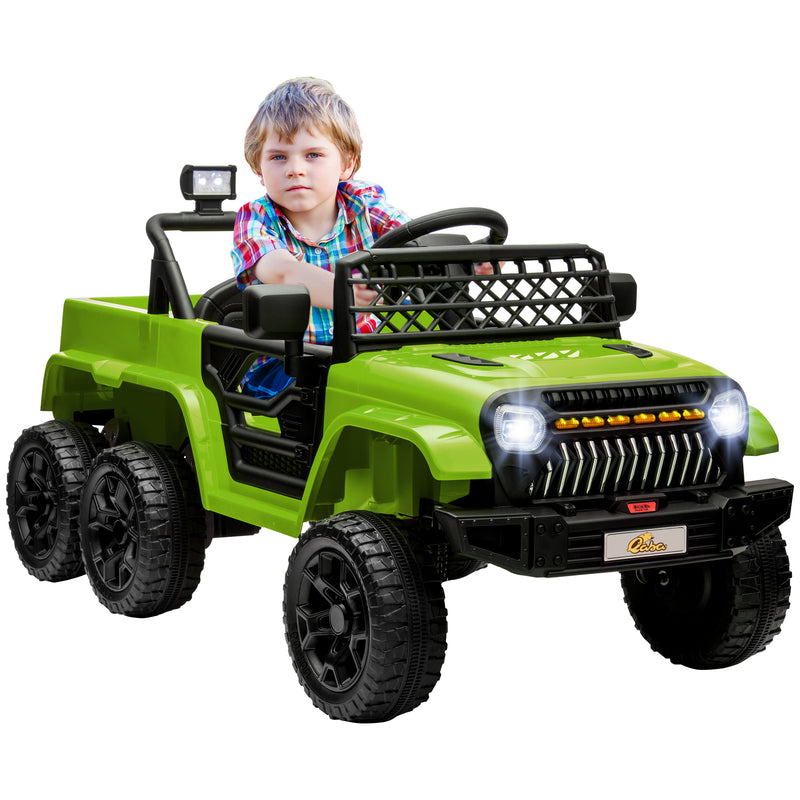 12V Kids Electric Car with Switchable 2WD/4WD and Remote Control Magic Cars 14