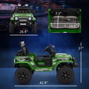 12V Kids Electric Ride-On Truck with Parent Remote Control Green Magic Cars 6
