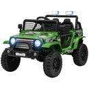 12V Kids Electric Ride-On Truck with Parent Remote Control Green Magic Cars 9