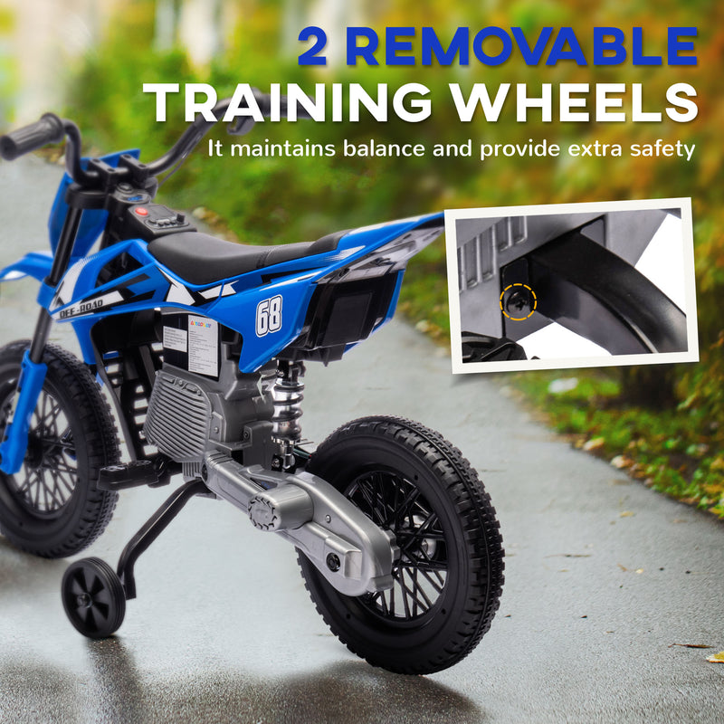 12V Kids Motorcycle with Twist Grip Throttle and Rear Suspension Magic Cars 28