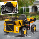 12V Kids Electric Ride-On Dump Truck with Functional Dump Bed and Shovel Magic Cars 1