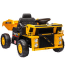 12V Kids Electric Ride-On Dump Truck with Functional Dump Bed and Shovel Magic Cars 3