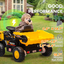 12V Kids Electric Ride-On Dump Truck with Functional Dump Bed and Shovel Magic Cars 6