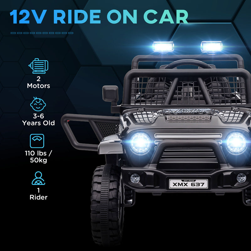 12V Ride-On UTV Truck with 4 Suspension Wheels Magic Cars 16