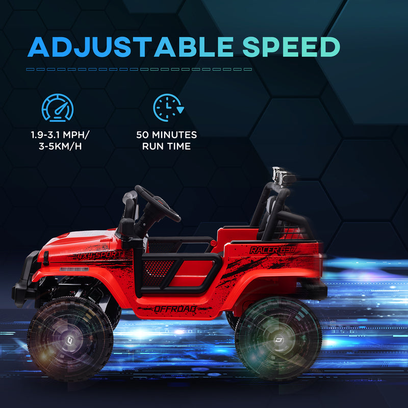 12V Ride-On UTV Truck with 4 Suspension Wheels Magic Cars 6