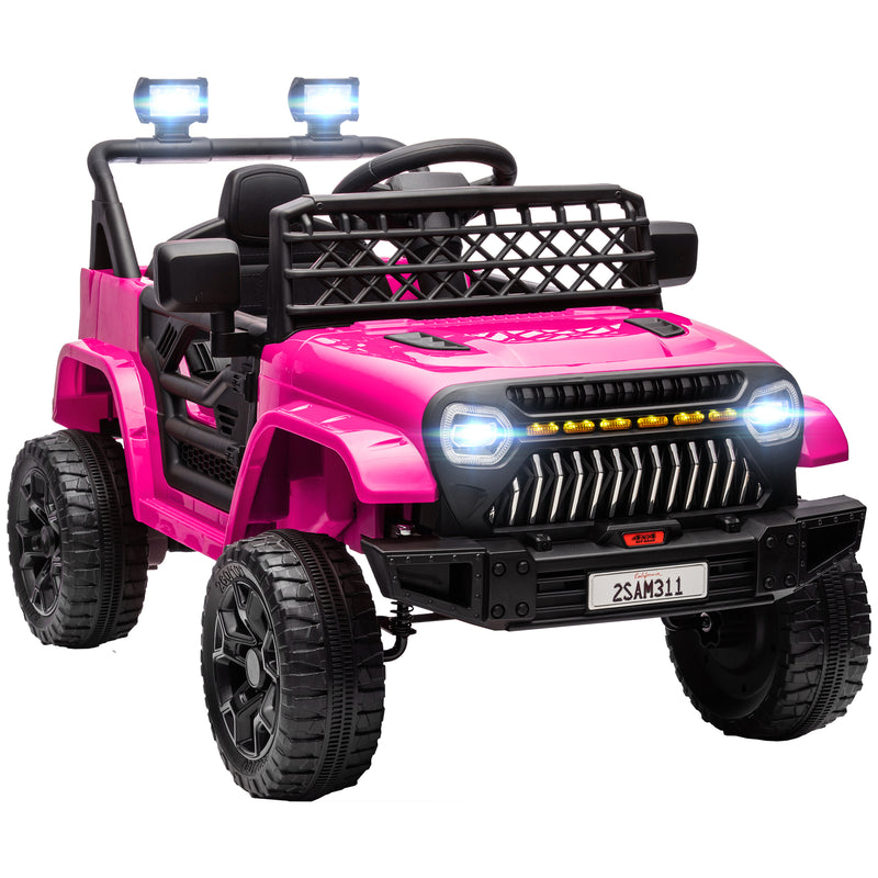 12V Battery-Powered Kids Electric Ride-On UTV Truck with 4 Suspension Wheels Magic Cars 0