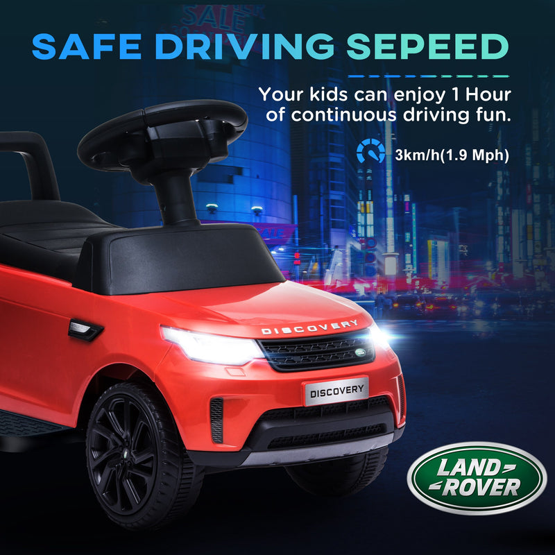 2-in-1 Licensed Land Rover 6V Ride-On and Sliding Car Toy Magic Cars 19