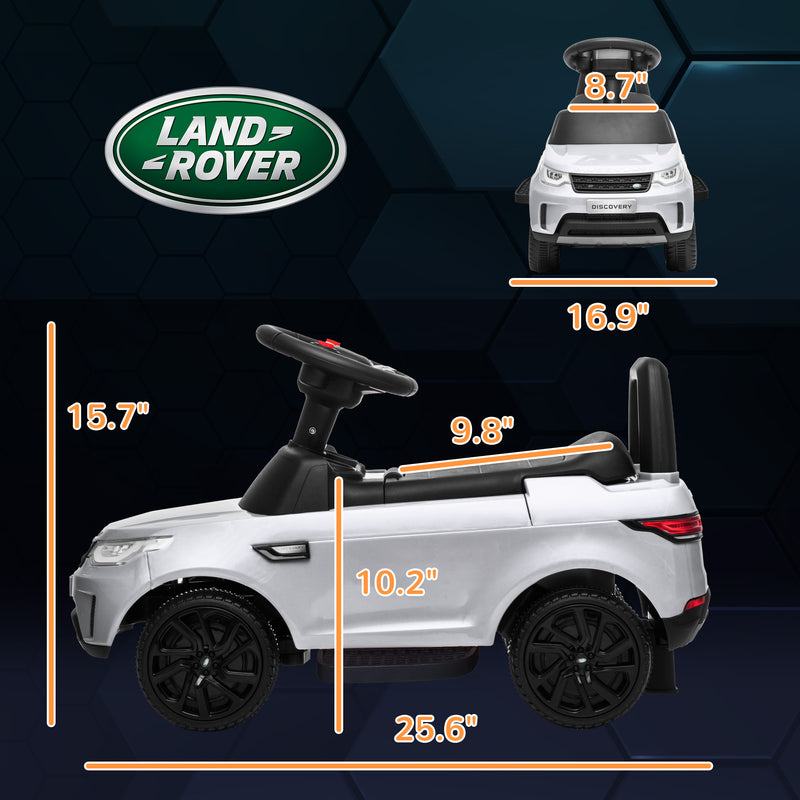 2-in-1 Licensed Land Rover 6V Ride-On and Sliding Car Toy Magic Cars 1