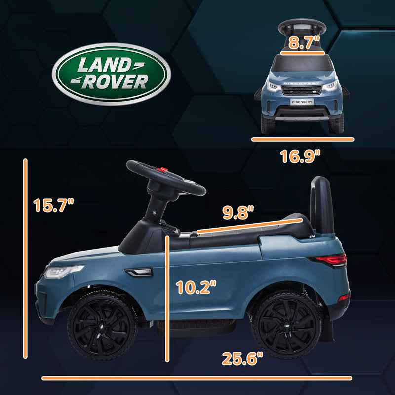 2-in-1 Licensed Land Rover 6V Ride-On and Sliding Car Toy Magic Cars 24