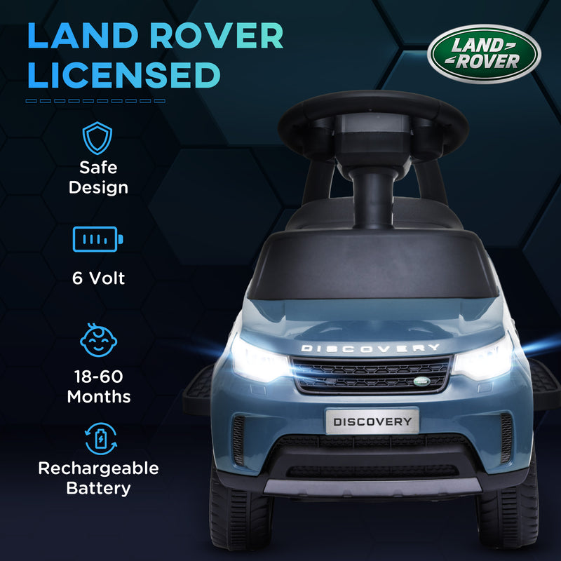 2-in-1 Licensed Land Rover 6V Ride-On and Sliding Car Toy Magic Cars 28