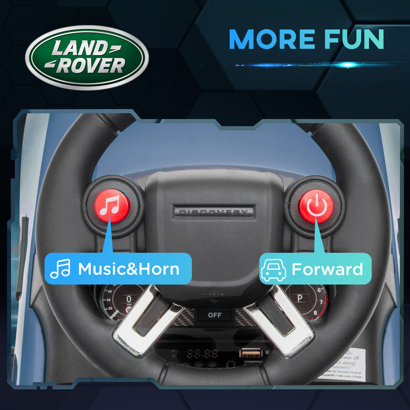 2-in-1 Licensed Land Rover 6V Ride-On and Sliding Car Toy Magic Cars 29