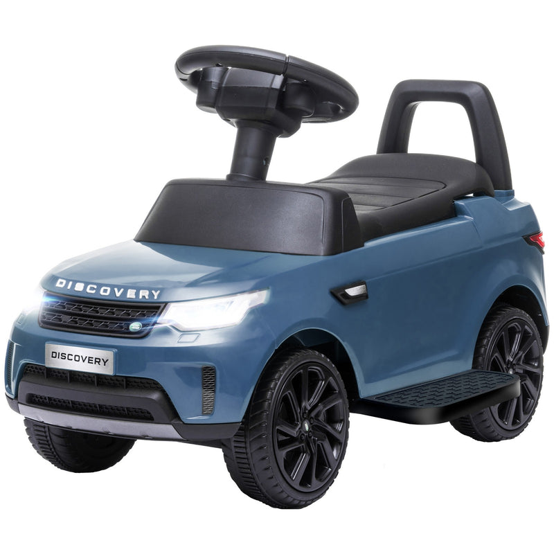 2-in-1 Licensed Land Rover 6V Ride-On Car with Sliding Feature and Blue Lights Magic Cars 3