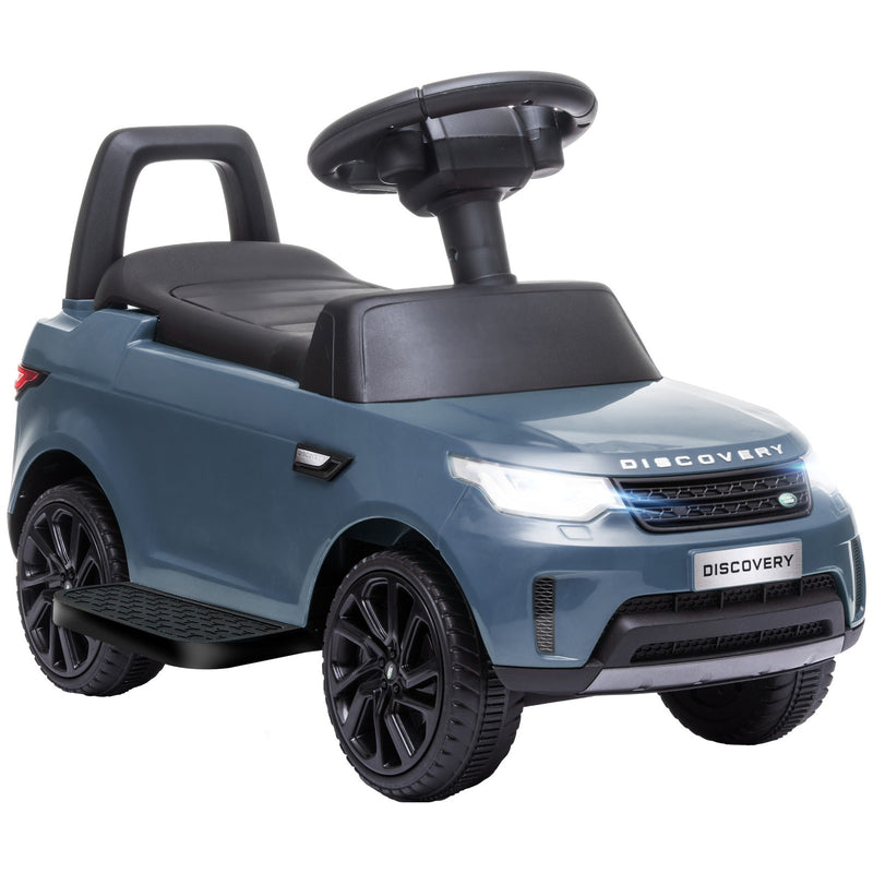 2-in-1 Licensed Land Rover 6V Ride-On Car with Sliding Feature and Blue Lights Magic Cars Variant 0