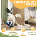 3-in-1 Toddler Slide with Climber and Basketball Hoop for Kids Ages 1-3 Magic Cars 1
