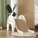 3-in-1 Toddler Slide with Climber and Basketball Hoop for Kids Ages 1-3 Magic Cars 5