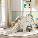 3-in-1 Toddler Slide with Climber and Basketball Hoop for Kids Ages 1-3 Magic Cars 6