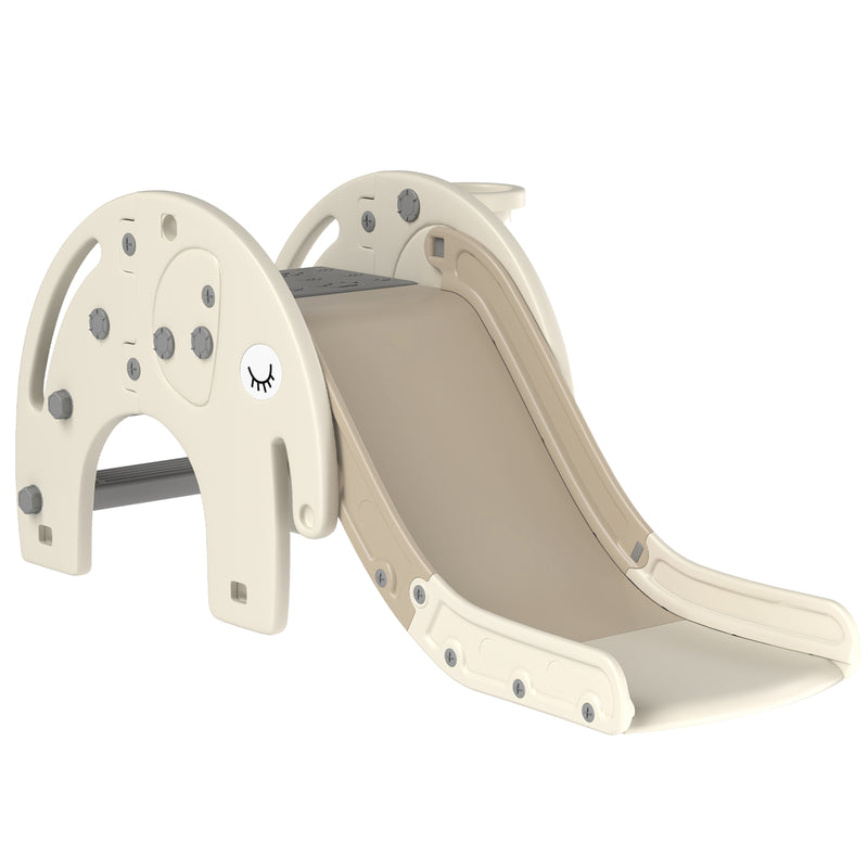 3-in-1 Toddler Slide with Climber and Basketball Hoop for Kids Ages 1-3 Magic Cars 7