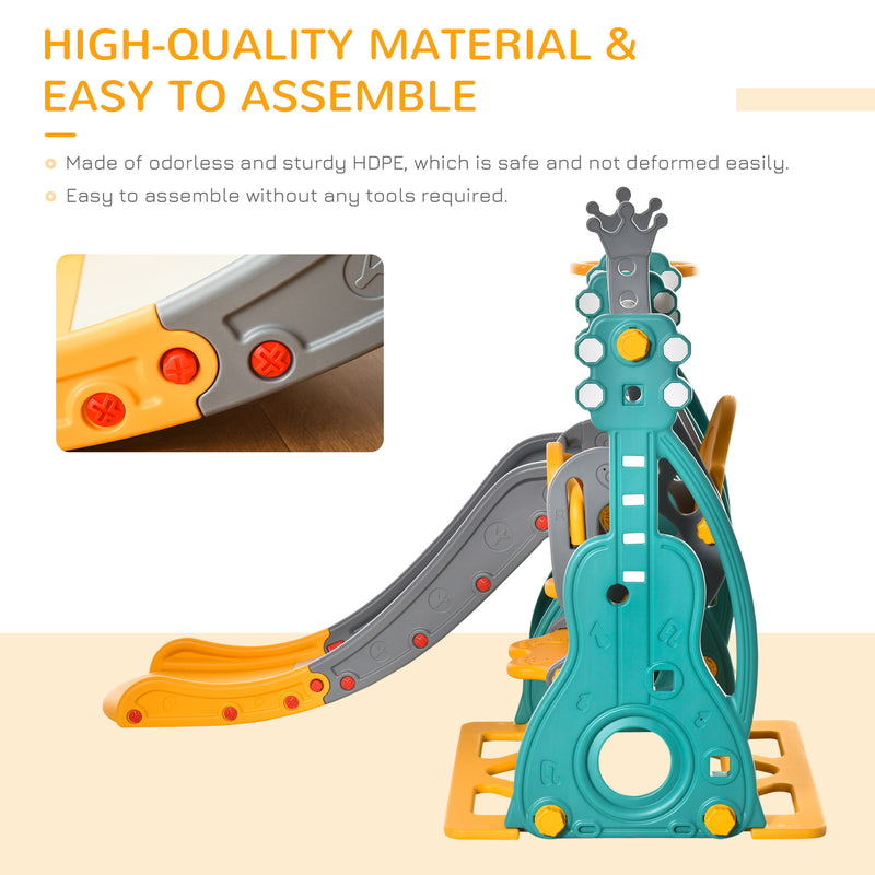 3-in-1 Toddler Swing, Slide & Climber Playset with Enhanced Safety Magic Cars 3