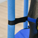 4.6-Foot Kids Trampoline 55-Inch Toddler Trampoline with Safety Enclosure Magic Cars 6