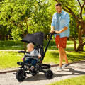 4-in-1 Baby Tricycle with Push Handle, Brake, Clutch, Footrest, Handrail, and Safety Belt Magic Cars Variant 4