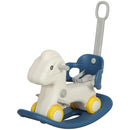 4-in-1 Rocking Horse for Toddlers 2-5 Years with Detachable Ride-On Feature Magic Cars 9