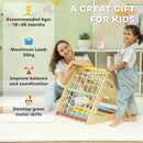 5-in-1 Pikler Triangle Climbing Set with Slide and Sand for Indoor Toddler Play Magic Cars 2