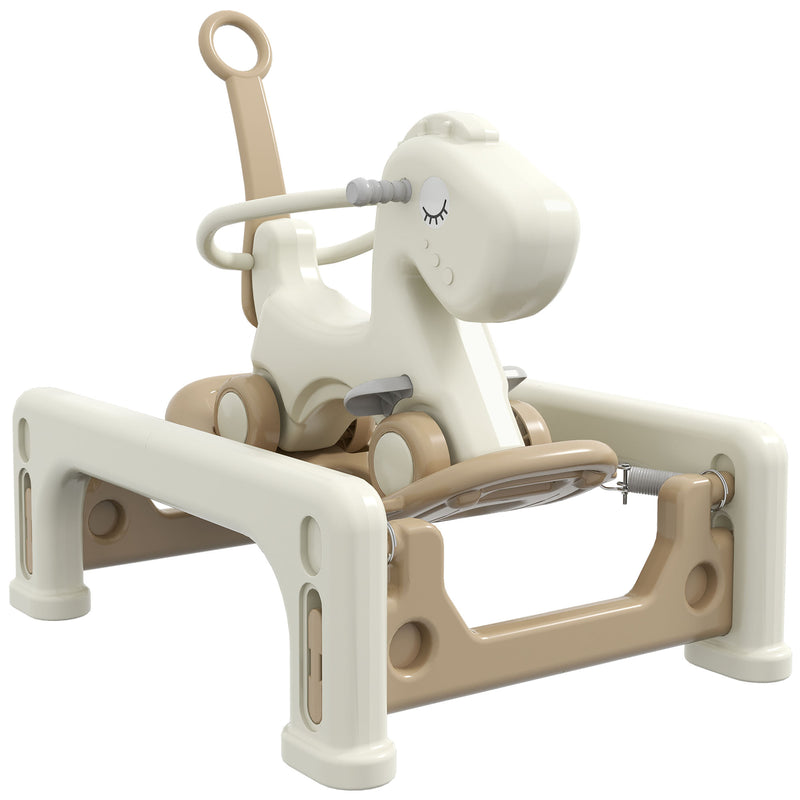 5-in-1 Rocking Horse with Spring Ride for Toddlers Ages 1-6 Years Magic Cars Variant 0